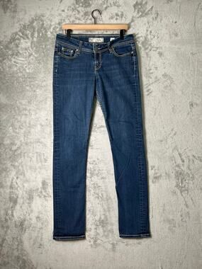 BKE Denim 30x33.5 Low Rise Slim Bootcut Jeans Medium Wash Y2K Western